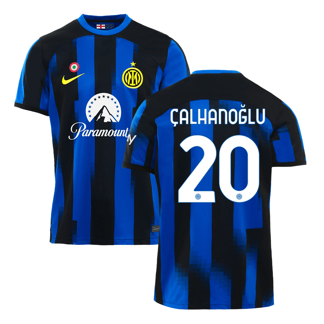 ÇALHANOĞLU 20 Inter Milan Home Soccer Jersey 2023 24 Shop the Finest