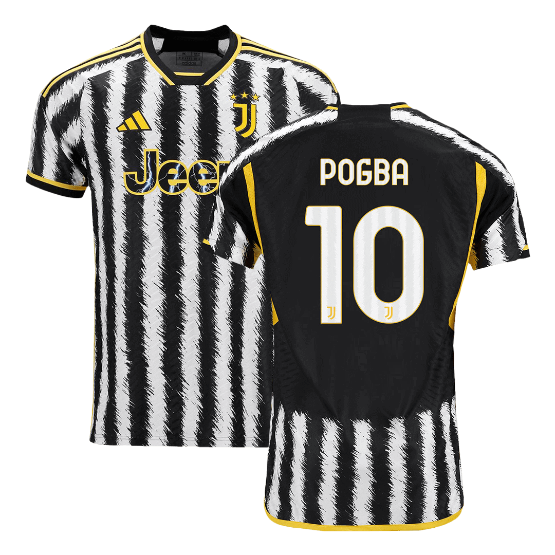 Authentic POGBA #10 Juventus Home Soccer Jersey 2023/24-Shop the Finest ...